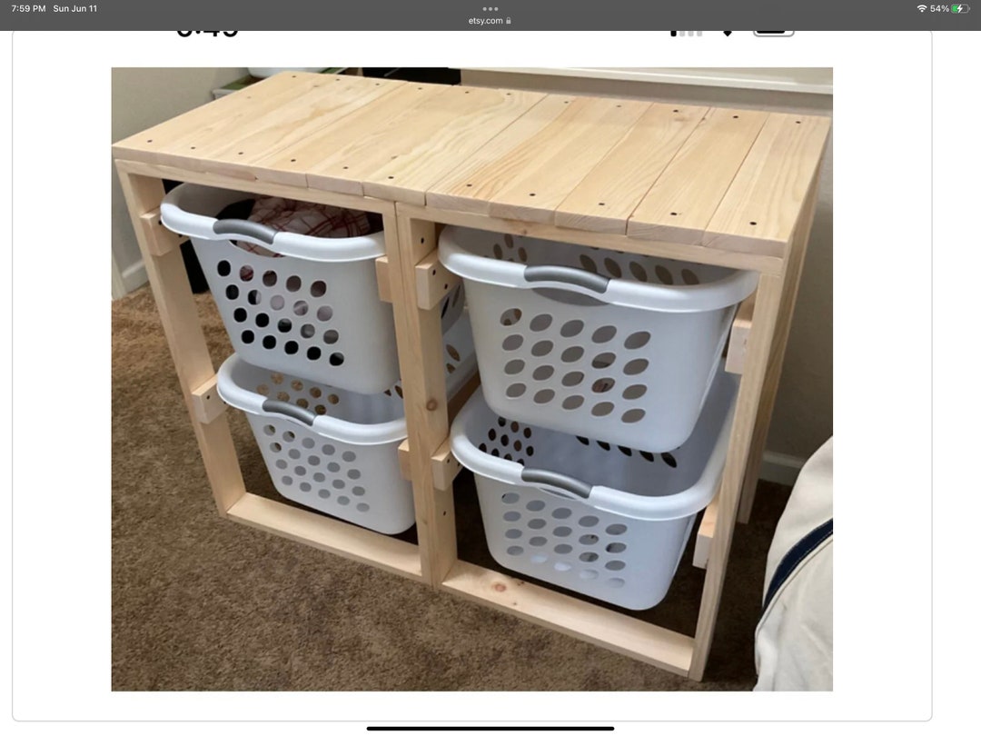 3- High Laundry Basket Organizer - TheDustyBlade