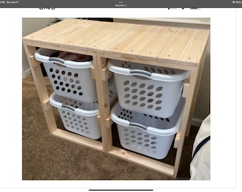 2 High Basket Holder Double wide