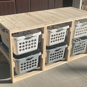 Laundry Basket Holder Etsy