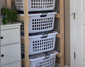 Stackable Laundry Basket Storage