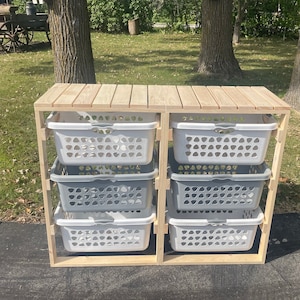 6 Tier Laundry Basket Tower