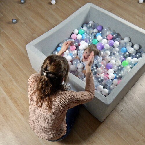 Baby Foam Round Ball Pit 200 Balls Included. Handmade Ball Etsy