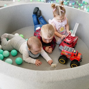 Bällebad | Trockenbecken ohne Bälle Jersey | viele Größen und Farben | Spaß | Kinderzimmer |