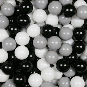 Balls for ballpit, 2.76&quot; (7 cm), Plastic balls, Bulk balls, non-toxic, soft ball pit child, toddler gifts, activity toy, party balls 35 colo