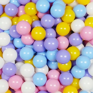 Balls for ballpit, 2.76&quot; (7 cm) Plastic balls, Bulk balls, non-toxic, soft ball pit child, toddler gifts, activity toy, party balls-35 color