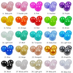 Balls for ballpit, 2.76&quot; (7 cm) Plastic balls, Bulk balls, non-toxic, soft ball pit child, toddler gifts, activity toy, party balls-35 color