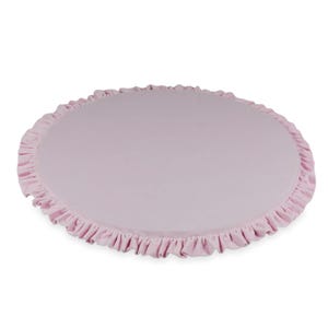 Mat with frill - 100cm - 39.4in | VELVET SOFT - play mat, padded play mat, play mat for children, floor mat for play, children&#39;s rug