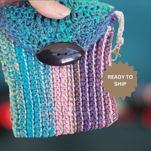 Monedero/billetera colorido para gafas de sol, cosméticos, dinero o teléfono. Listo para enviar. Versátil, funcional y elegante. Llévalo a tu bolso de mano.