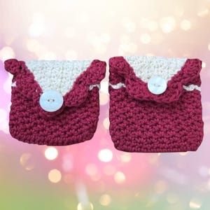 Monedero, accesorio mini. Cartera para tarjetas de regalo, funda plegable para teléfono, mini monedero de crochet hecho a mano para quienes aman la funcionalidad y el estilo.
