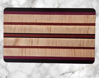 Handcrafted Hardwood Charcuterie Board | Artisan Cutting Board |