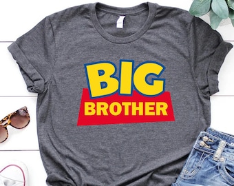 Toy Story Big Brother Shirt, Sibling Announcement Gift, Birth Reveal Gift for Brother, Baby Announcement Shirt