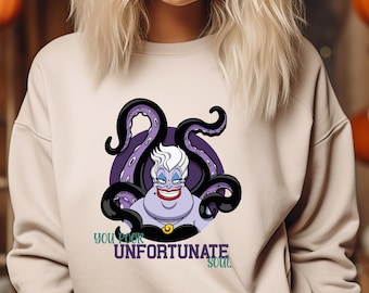 Ursula Bad Witch Halloween Shirt, You Unfortunate Soul T-Shirt, The Mistress of Evil Shirt, Drag Queen Ursula Shirt, Fat Witch Ursula Top