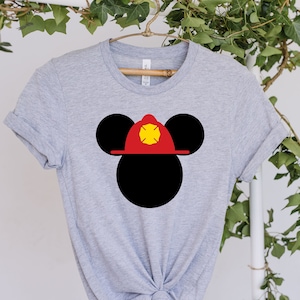 Mickey Firefighter Shirt,Fireman Mickey Shirt,Disney Shirts,Disney Trip Gifts,Firefighter Gift,Shirts For Kids,Firefighter Lover Kids Shirt