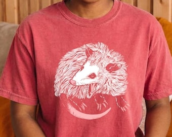 Wild Rat Graphic T-Shirt: Comfort Colors Long Sleeve&Short Sleeve Mouse Top, Vintage Rat Shirt