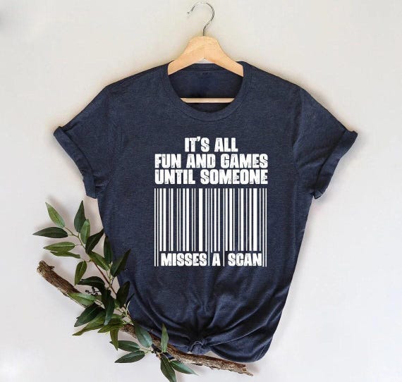 Funny Postal Worker Shirt: Missed Scan Post Office Attire Tee