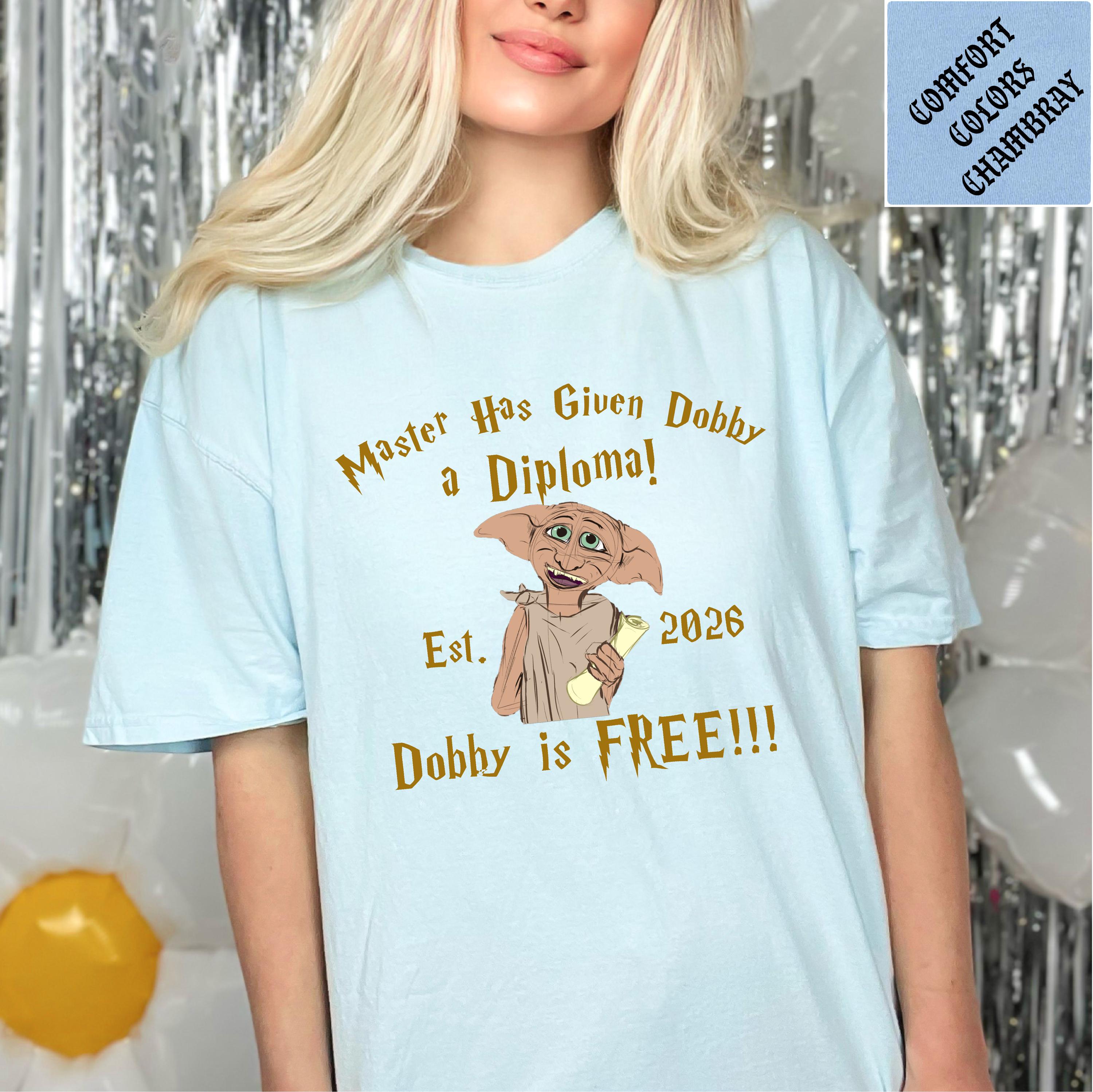 Dobby Graduation Hoodie, Dobby is Free Tee, Master Grad Gift, College ...