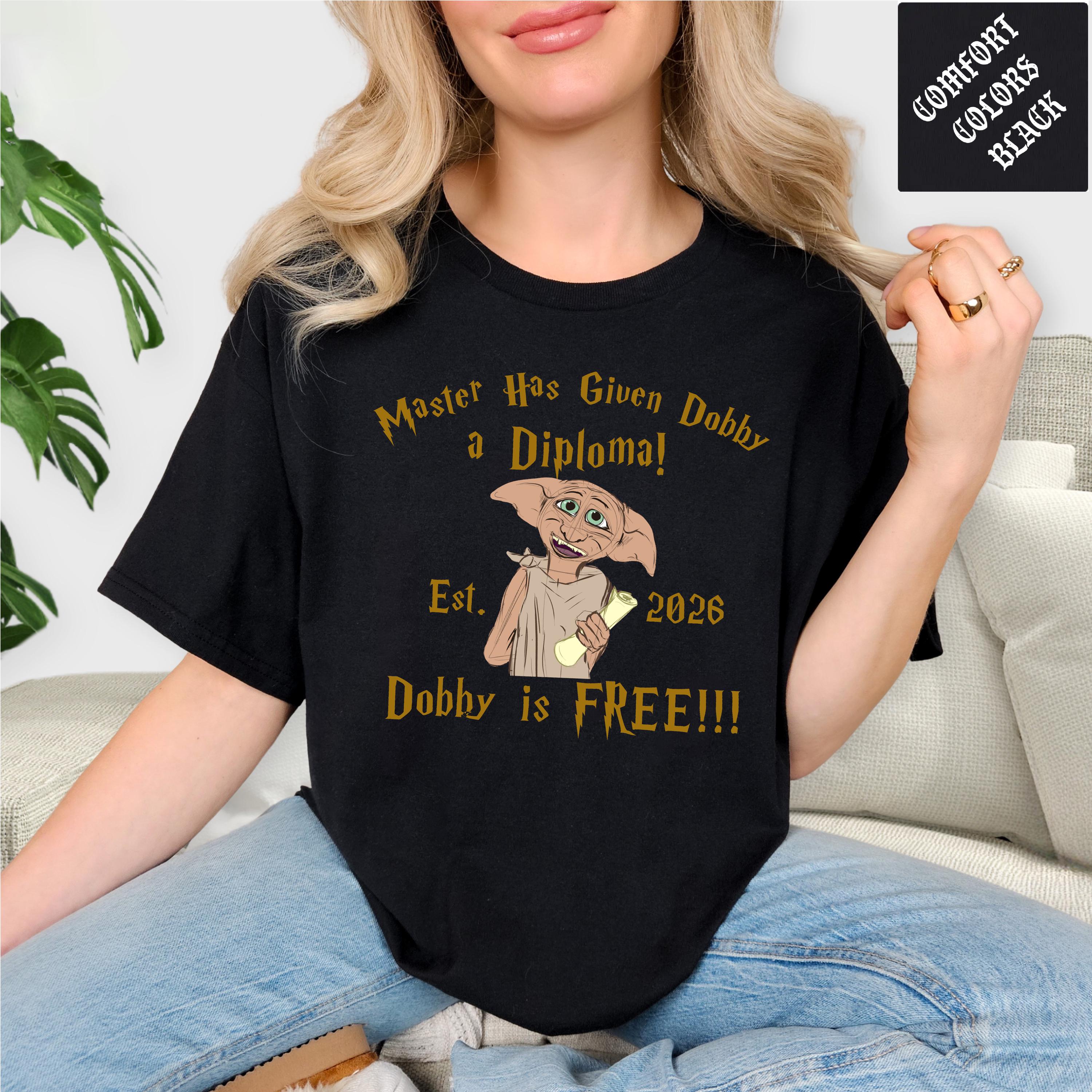 Dobby Graduation Hoodie, Dobby is Free Tee, Master Grad Gift, College ...