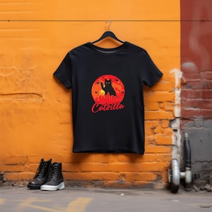 Catzilla Shirt, Cat Lover Shirt, Catzilla Kaiju Attacks City, Godzilla Parody Shirt, Catzilla Paws, Catzilla King of Pawster