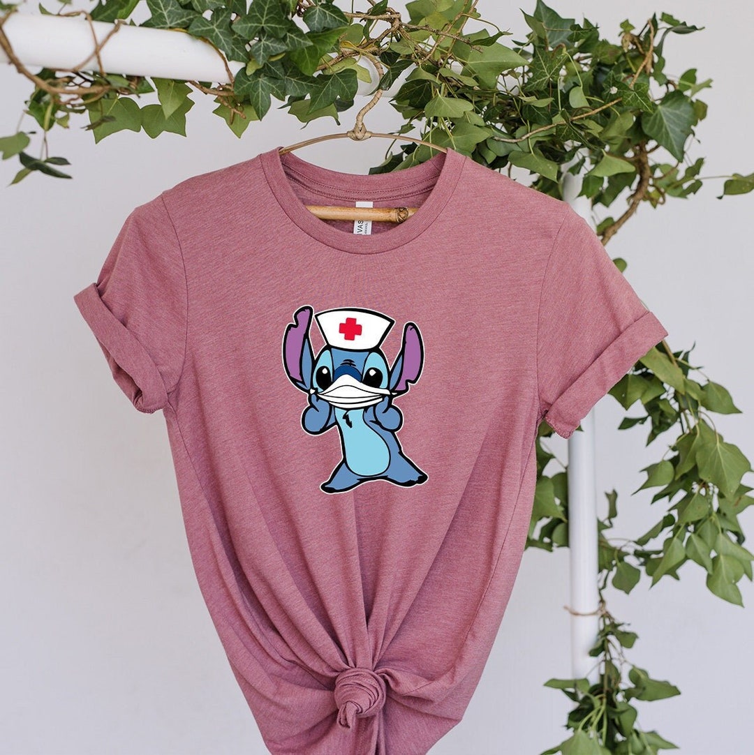 Disney Nurse Shirt,stitch Nurse Shirt,funny Nurse Shirt,new Grad Stitch