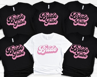 Funny Bride Tribe Shirt, Bachelorette Party Group Tees