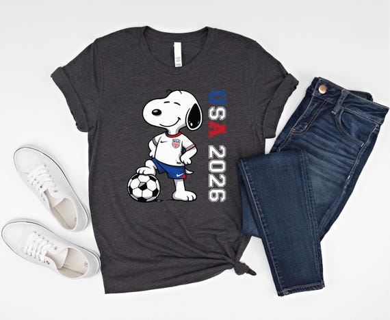 USA 2026 Football Shirt, Cup Winner Dog T-shirt, World Soccer Tournament Mascot Tee, Football Tank Top