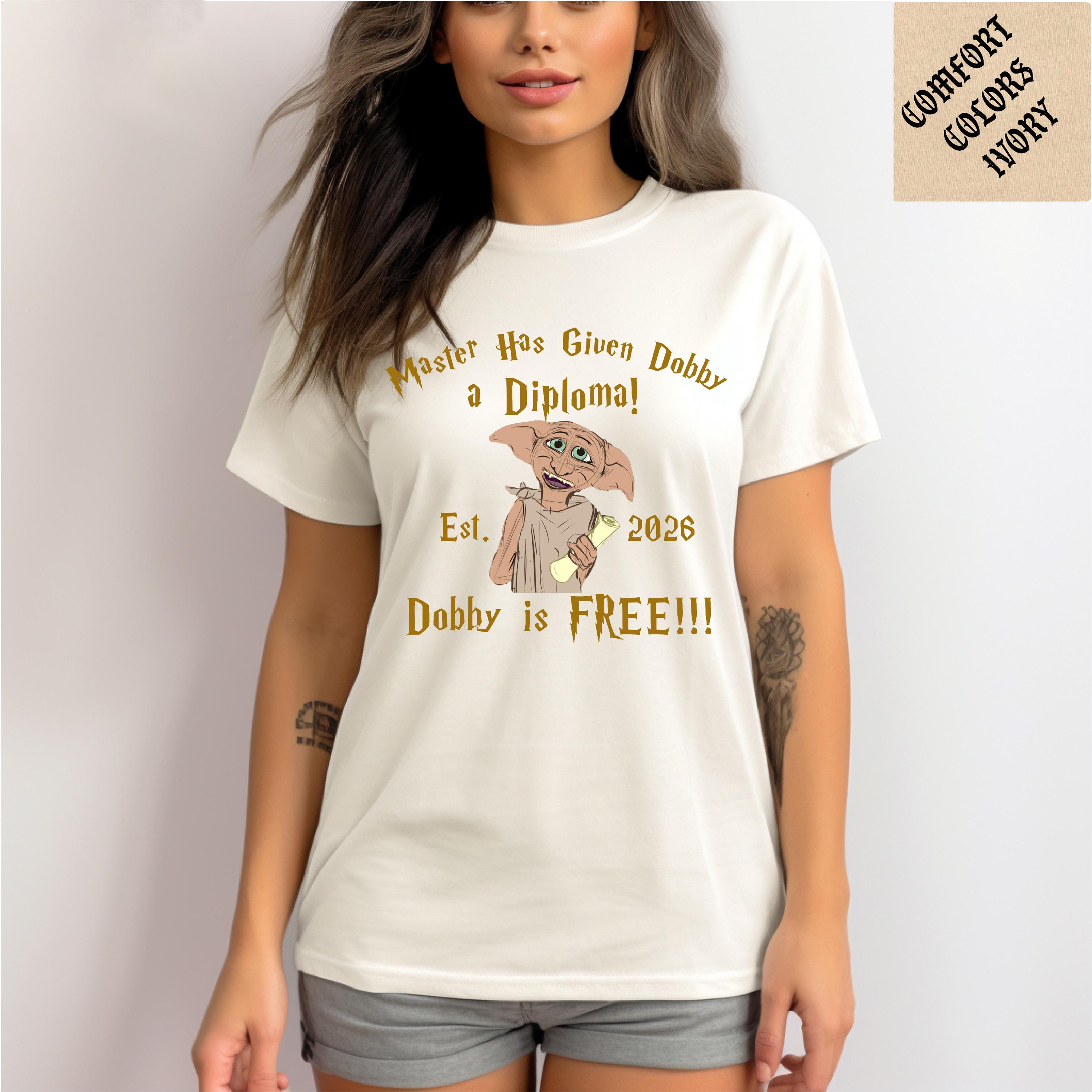 Dobby Graduation Hoodie, Dobby is Free Tee, Master Grad Gift, College ...