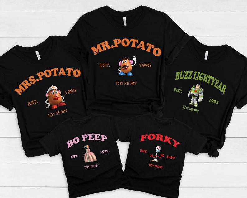 Toy Story Shirt, Disney Birthday Tee, Buzz Lightyear & Woody and Others image 2