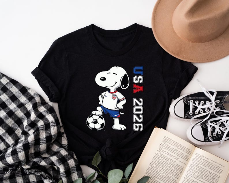 USA 2026 Football Shirt, Cup Winner Dog T-shirt, World Soccer Tournament Mascot Tee, Football Tank Top image 6