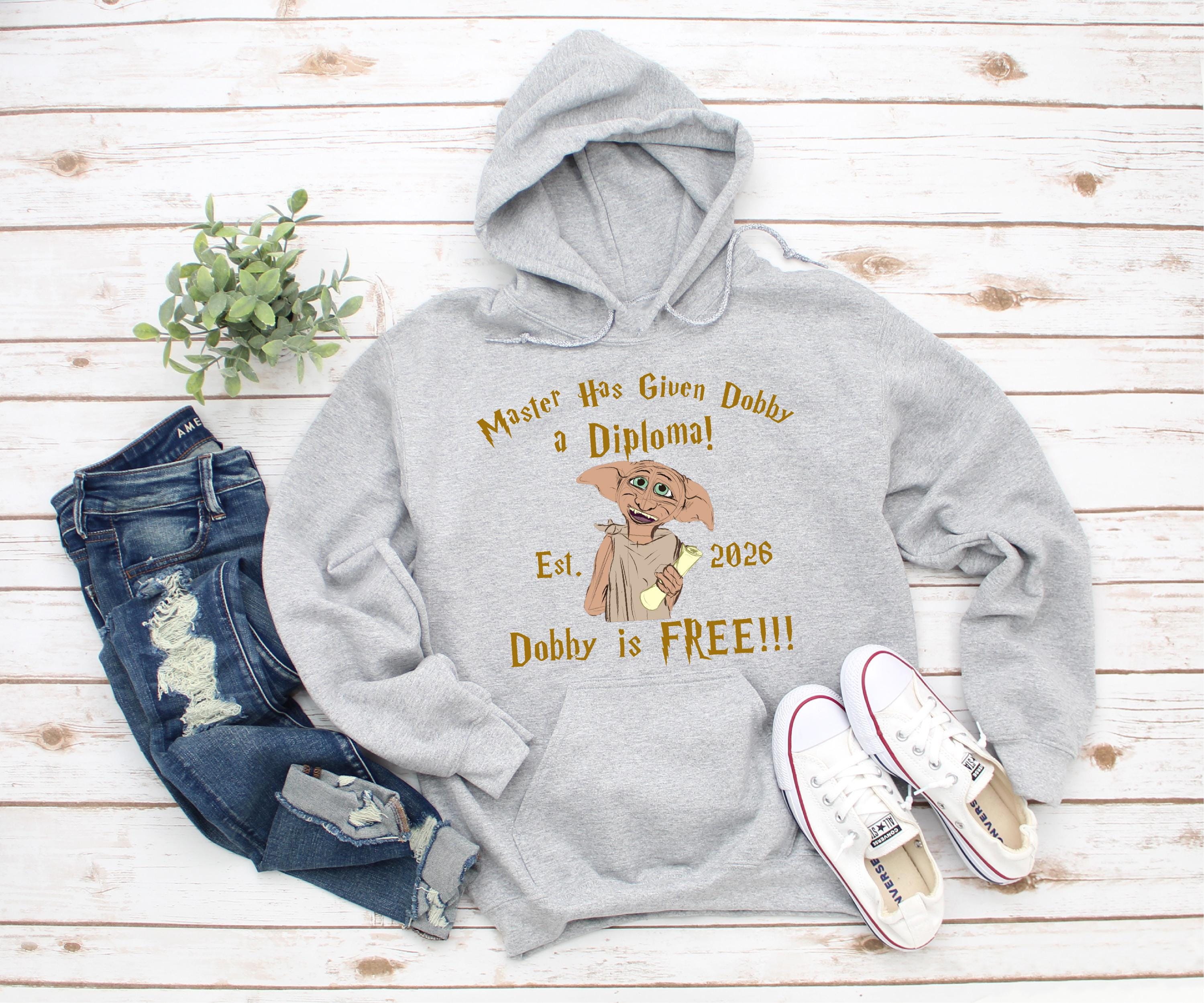 Dobby Graduation Hoodie, Dobby is Free Tee, Master Grad Gift, College ...