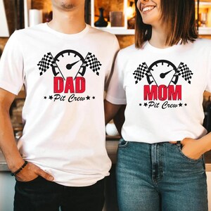 Matching Pit Crew Mama Shirt: Custom Race Car Birthday Outfit 画像 3