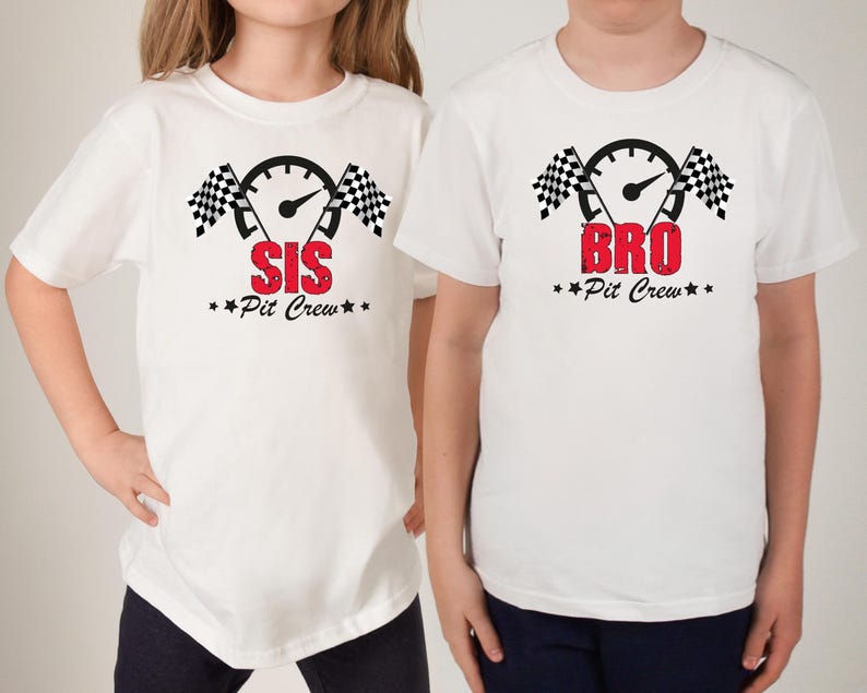 Matching Pit Crew Mama Shirt: Custom Race Car Birthday Outfit 画像 4