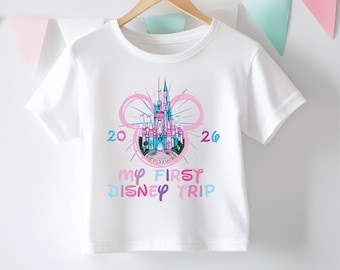 My First Disney Trip 2026 Shirt, Magic Kingdom Vacation Shirt, Disney Trip 2026 Shirt, Disneyland Shirt, Disney Vacation Family T-Shirt