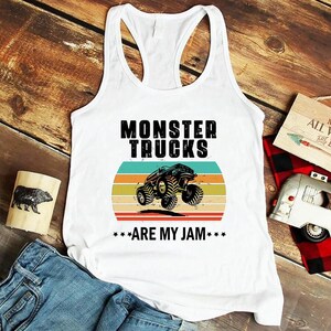 Monster Trucks are My Jam T-Shirt: Retro Style - Soft, Comfortable Fit Bild 4