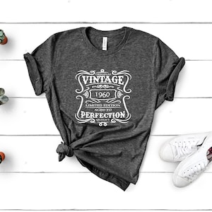 Vintage 1960 65th Birthday Shirt: Limited Edition Aged Design