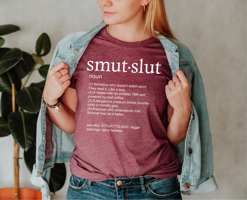 Smut-slut Reader Tank Top, Spicy Book Lover Tee - Etsy