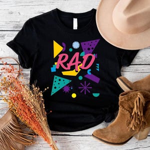 Rad 80s Costume Shirt: Retro Eighties Party Tee