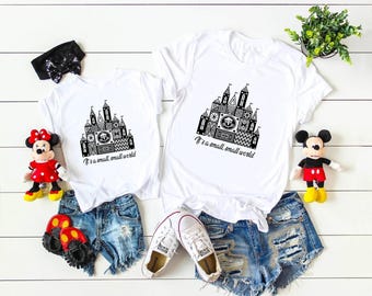 Disney Small World Shirt, It's A Small World Shirt,Magic Kingdom Shirt,Disneyland Shirt,Fantasyland,Disney Castel Shirt,Disney Trip Shirt