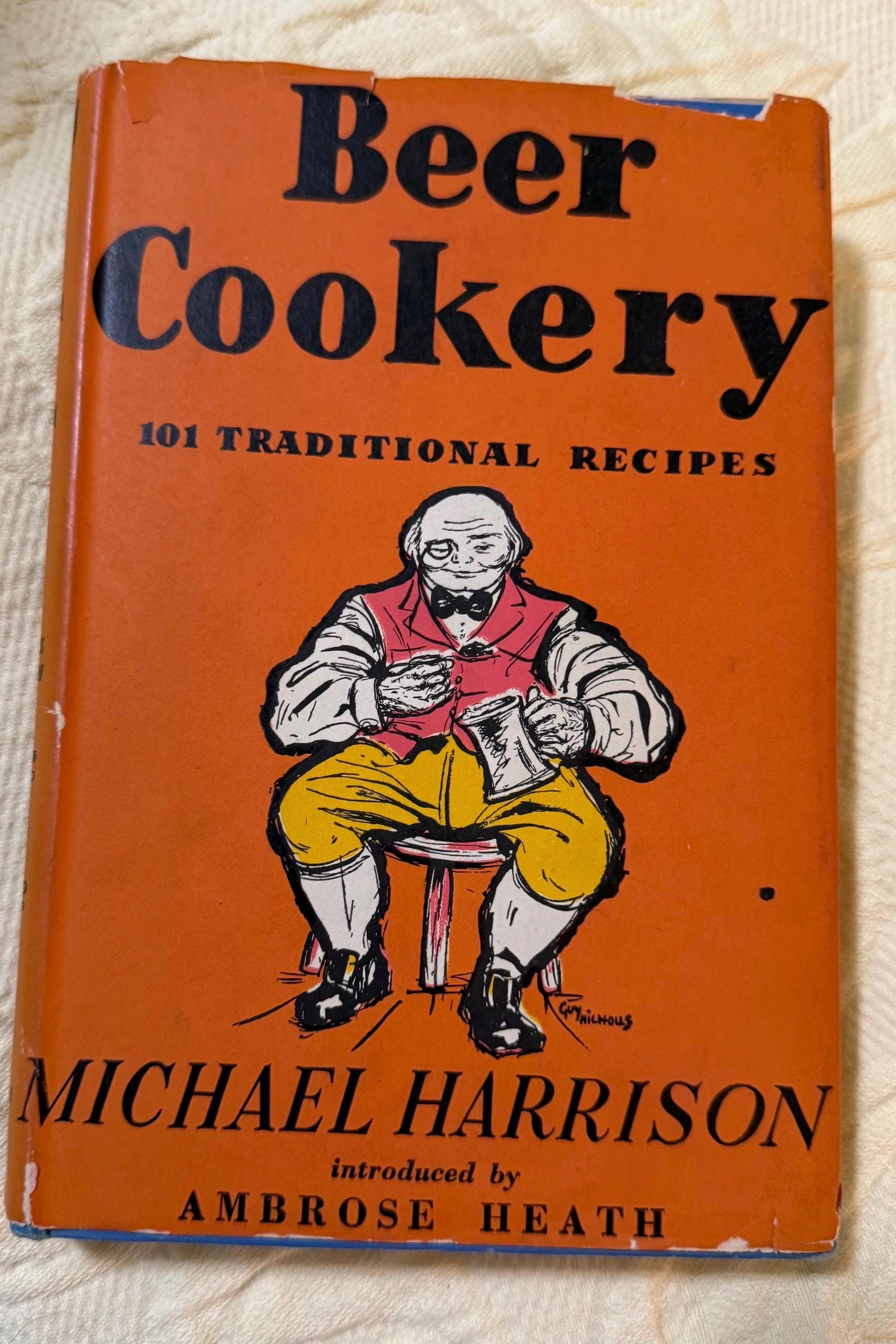 Beer Cookery by Michael Harrison – 1953 Vintage Cookbook with Pub-Inspired Recipes