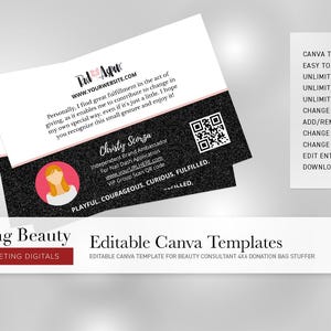 Cartões postais para doações da Red Aspen, editáveis, modelo, cartão postal 4 x 6, Red Aspen Marketing