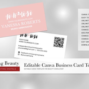 Red Aspen Business card, editable, template, Business card, editable business card, RedAspen Marketing