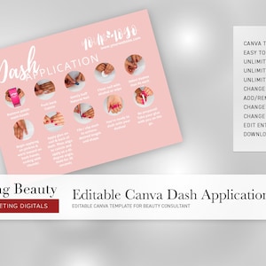 Red Aspen Dash Application Postkarten, bearbeitbar, Vorlage, So wenden Sie Postkarte an, Red Aspen Marketing
