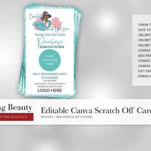Colorstreet scratch off card, editable, template,  scratch off  card, editable scratch off card, Colorstreet Marketing