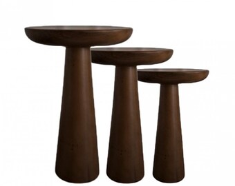 Paddenstoel Bijzettafel, Salontafel, Paddenstoelsalontafel, Plantentafel, Plantenstandaard, Woondecoratie, Designer, Meubels, Decoratief, Esthetisch