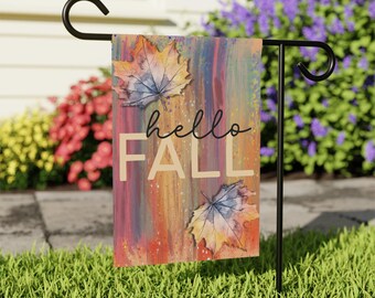 Bandiera da giardino "Hello Fall"