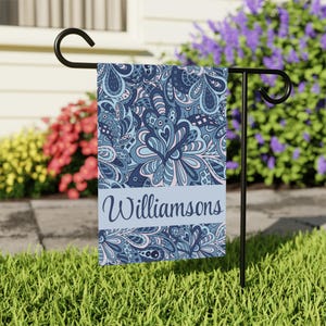 Personalized Garden Flag with Initial or Name, Custom Garden Flag, Last name flag, monogram flag, Outdoor decor,Custom yard flag,porch decor