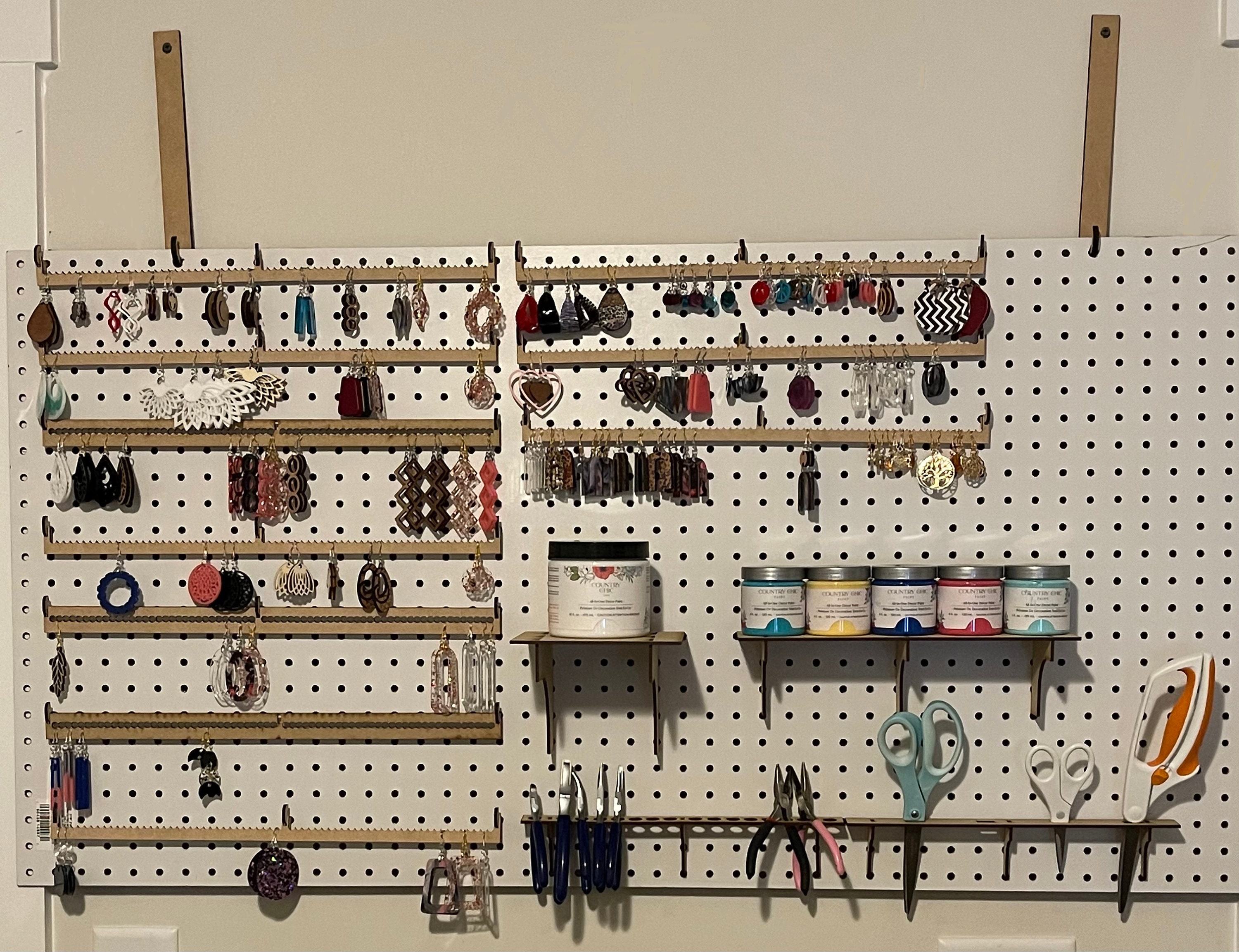 Hobby Storage Ikea Skadis Peg Board Paint Racks Holders for