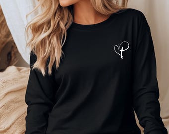 Gildan 2400 long sleeve White Font,Jesus Has My Back Shirt, I Love Jesus,Faith Shirt,Christian Gift, Christian Shirts, Religious Tee