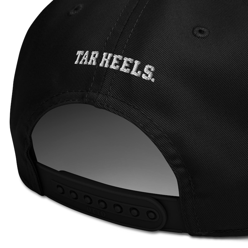North Carolina Tar Heels A-Frame Snapback Hat (Embroidered)