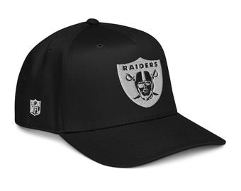 Oakland Raiders A-Frame Snapback Hat (Embroidered)