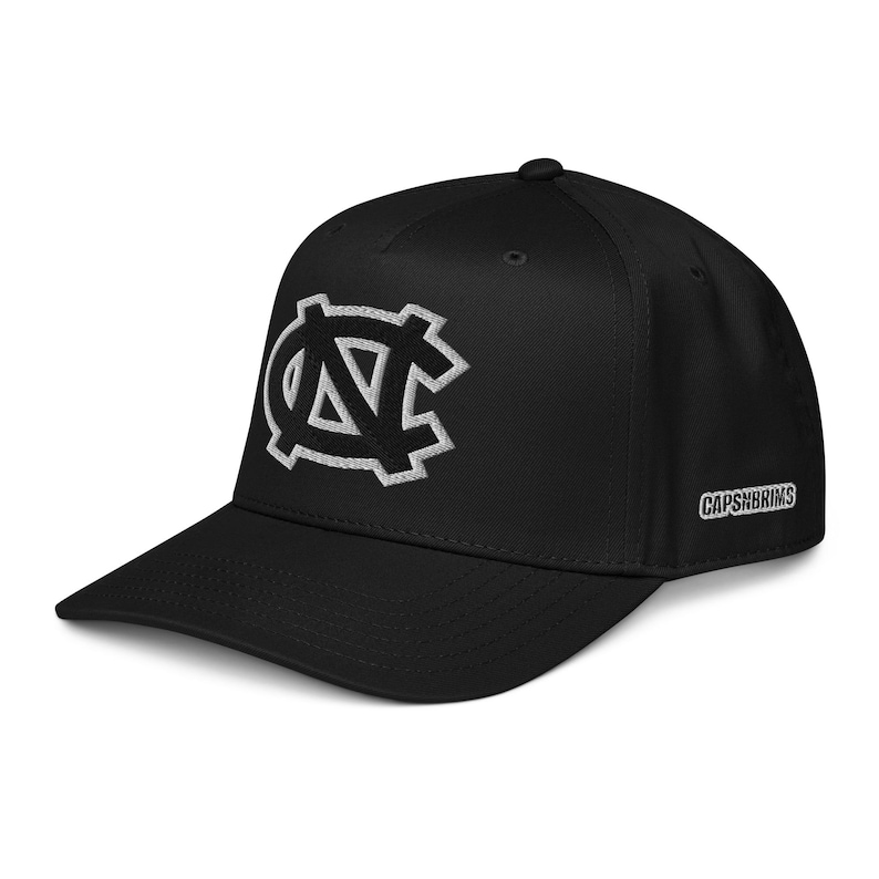 North Carolina Tar Heels A-Frame Snapback Hat (Embroidered)